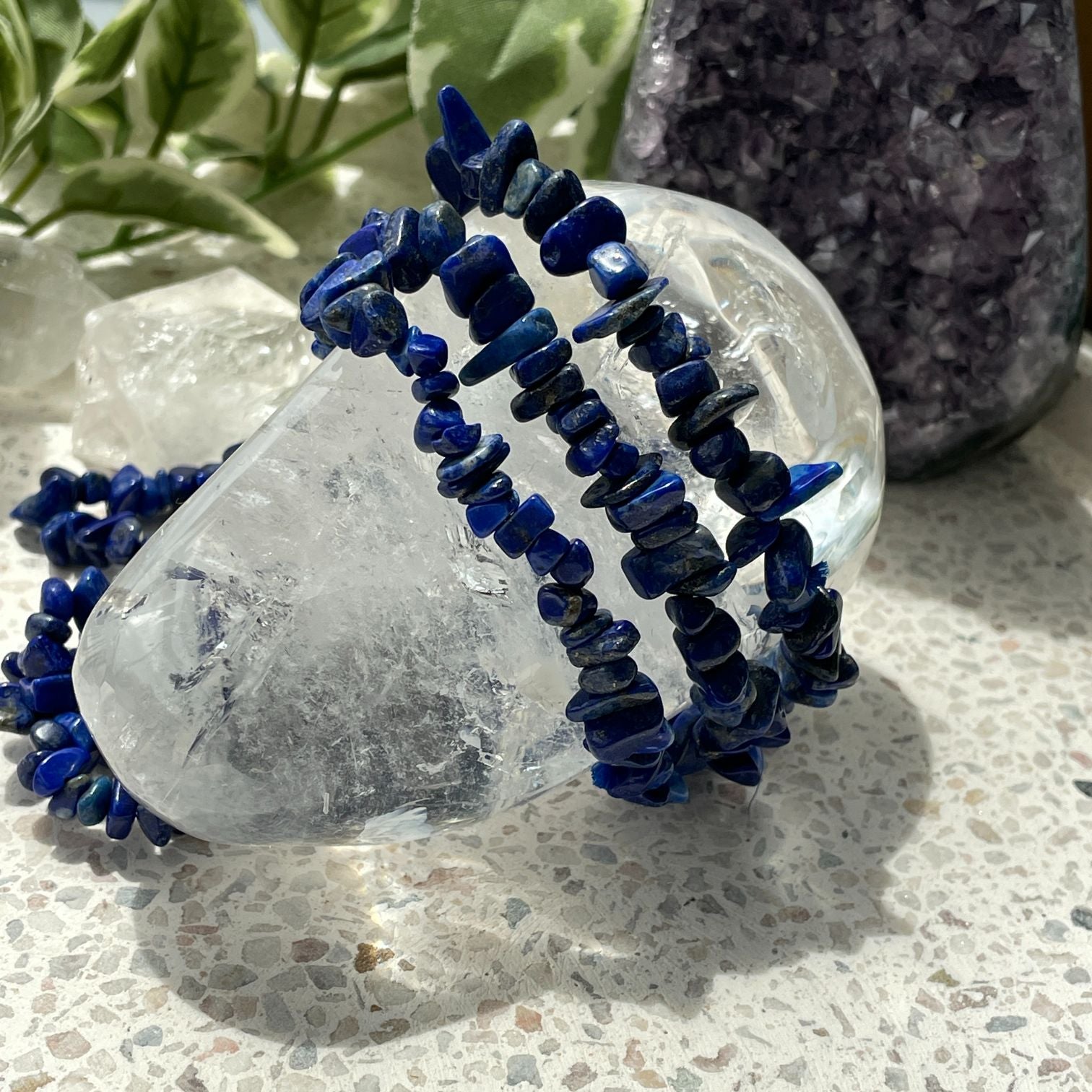 Lapis Lazuli Chip Bracelet Q1/A Lapis Lazuli Chip Bracelet Q1/A